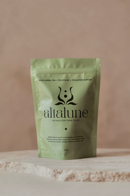 Ovulation and Follicular Support • Cycle Syncing • Solis Herbal Tea