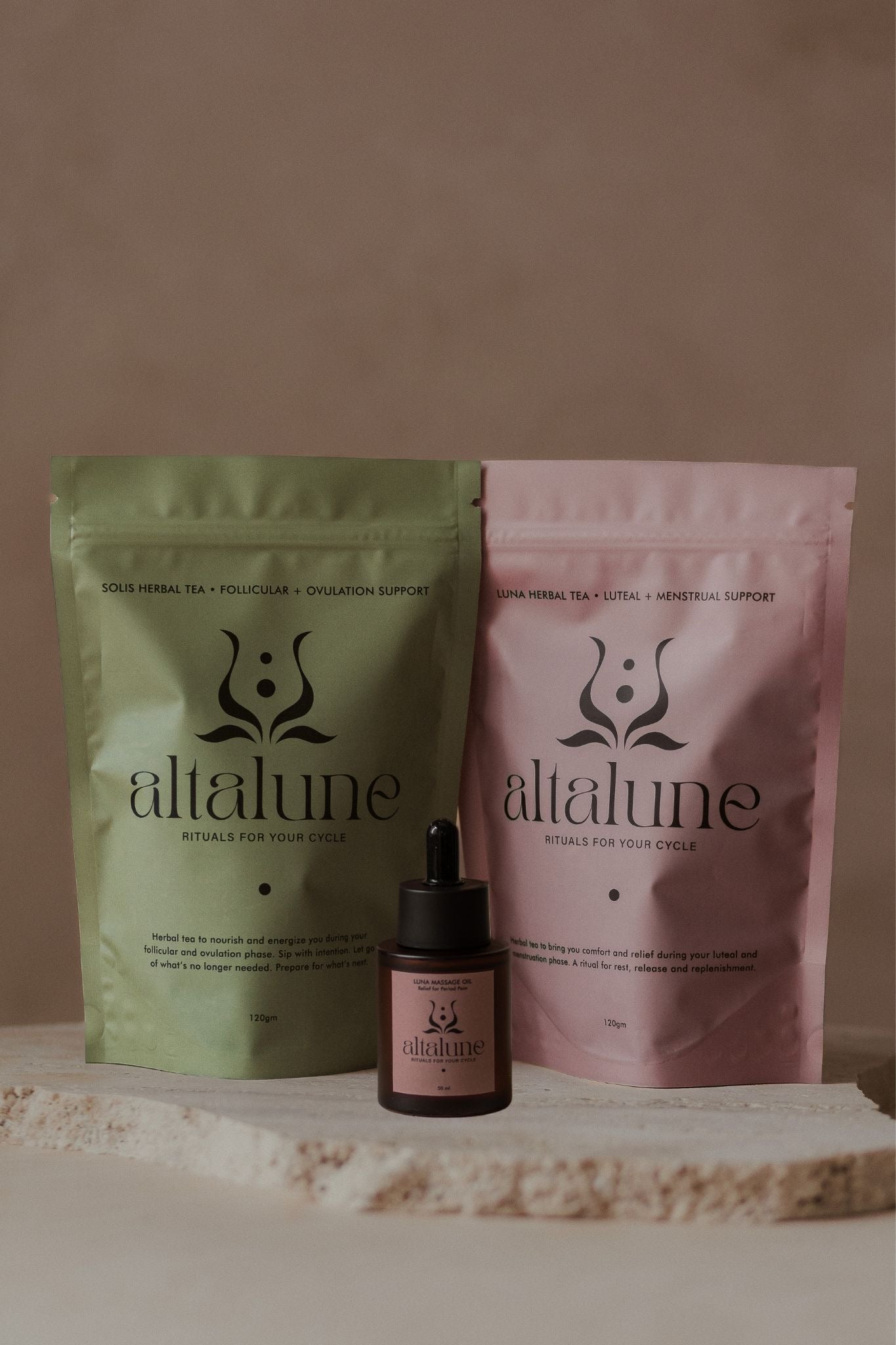 Ritual Kit • Solis & Luna Herbal Tea & Luna Massage Oil